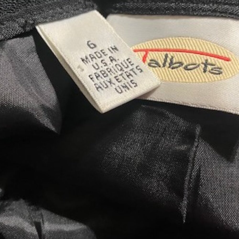 Talbots Women's Black Wool Pants - Picture 8 of 10